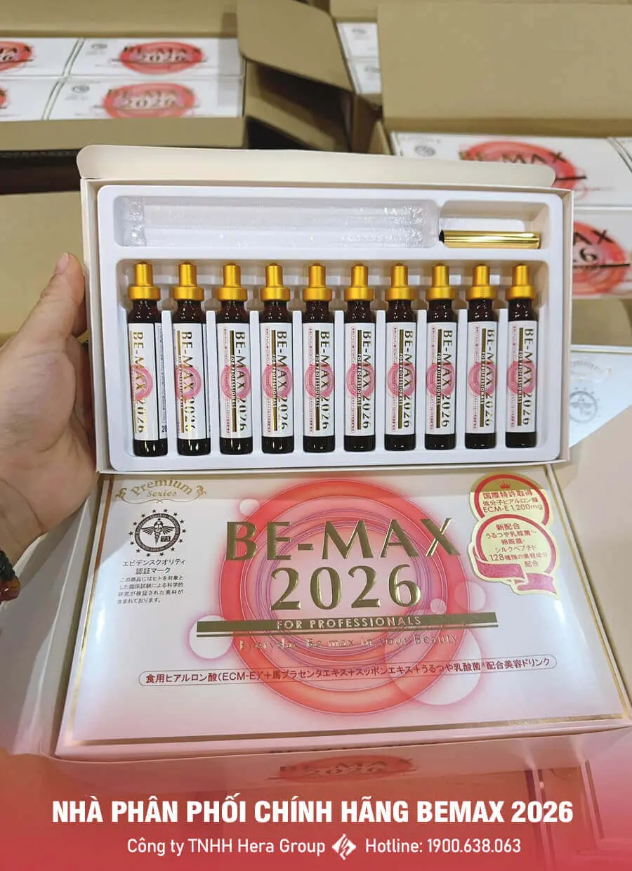 NƯỚC UỐNG BEMAX 2026 ( Nước trẻ hoá, đẹp da Nhật Bản )