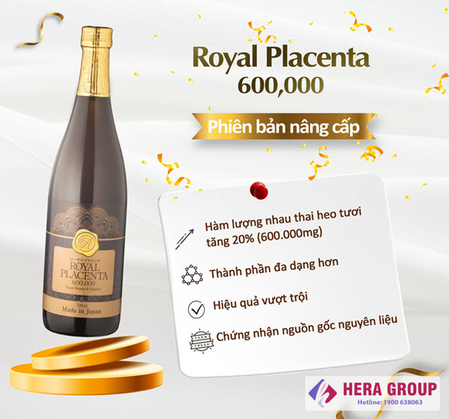 Nước uống đẹp da Royal Placenta 600,000