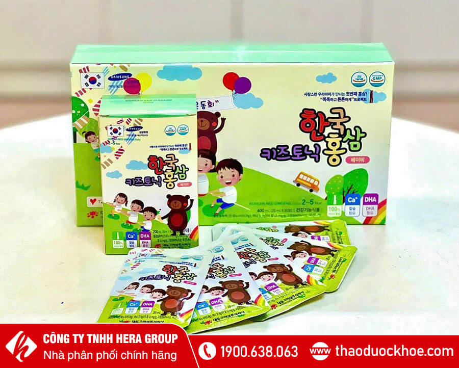 Công dụng nước hồng sâm Baby Daedong dành cho trẻ em 2 - 5 tuổi thaoduockhoe.com