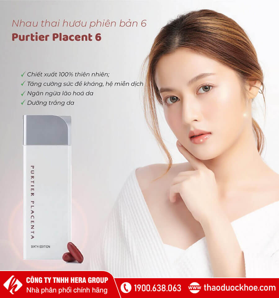 Nhau thai hươu Purtier Placenta 6th Edition thaoduockhoe.com